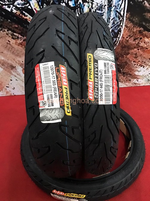 Vỏ Aspira Sportivo 80/90-17 (AP205) F TL - Indo
